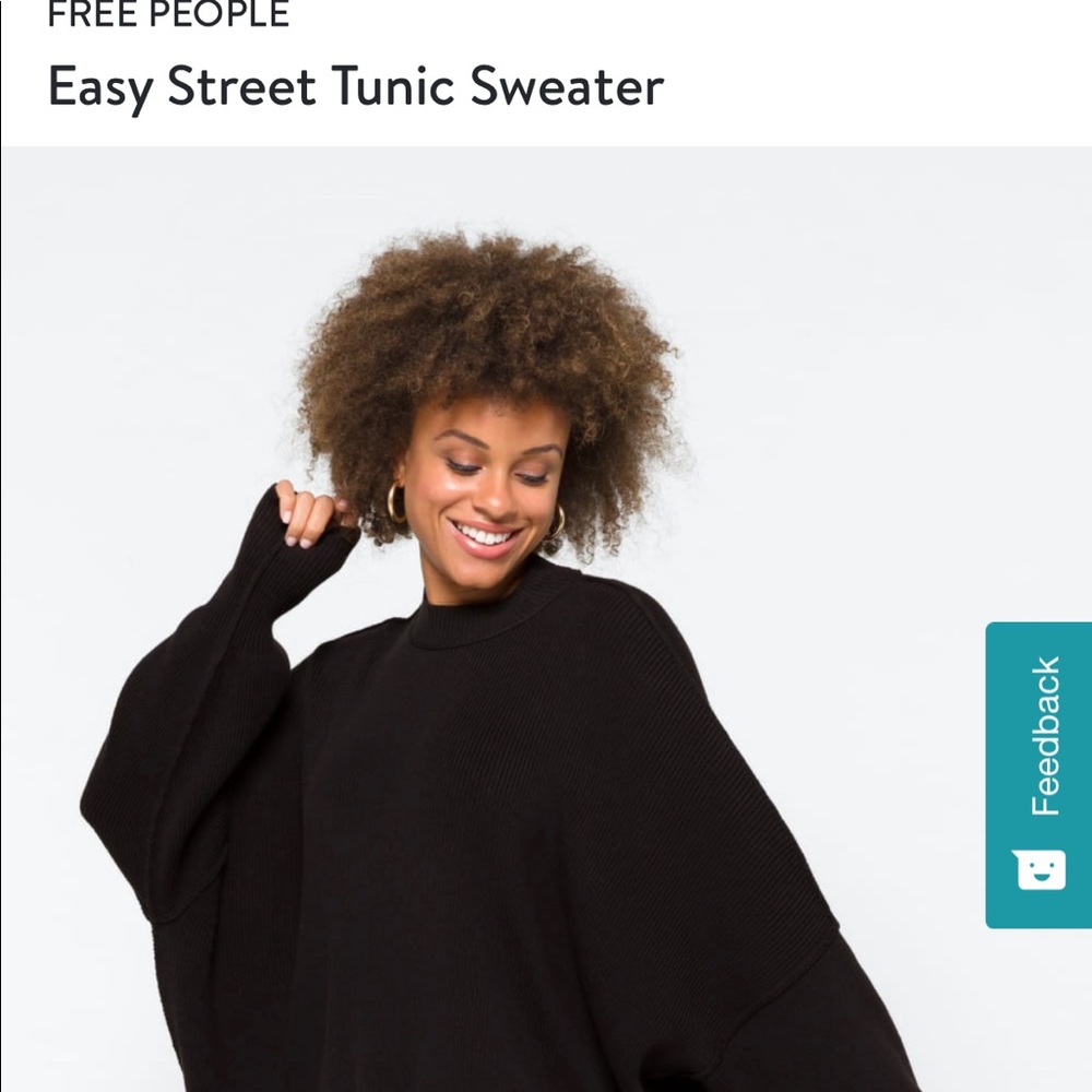 EUC Free People Easy Street Tunic sweater size L